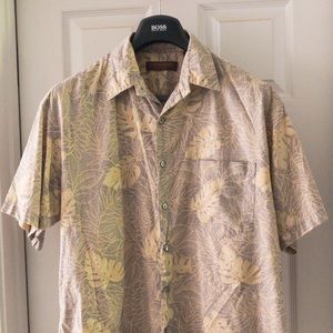 Tori Richard Hawaiian Shirt 100% Cotton Lawn Sz M